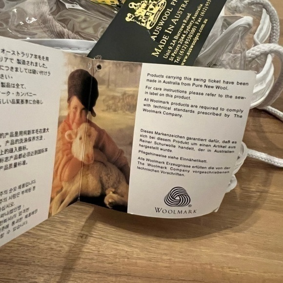 Auswool pro slippers size large Australian luxury wool comfortable - Picture 5 of 8